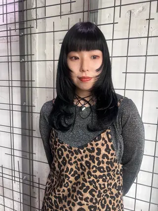 カラー AYANE 韓国ヘア /レイヤーカットのヘアスタイル