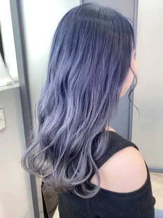 セミロング カラー SALOWIN神戸三宮East店所属・【透明感、艶髪】西村 有司のヘアスタイル