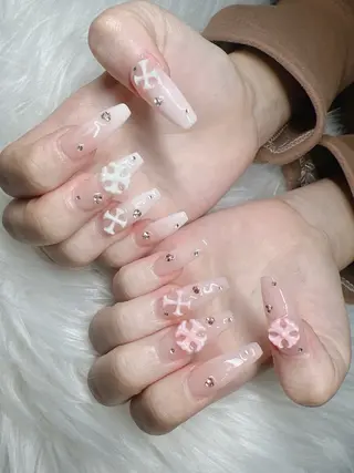 ネイル Lee Nails チップ長さだし専門店のネイルデザイン