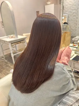 セミロング 小磯 維織のヘアスタイル