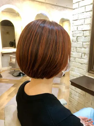 ショート カラー Carina所属・セン北徒歩５分 キシタクのヘアスタイル