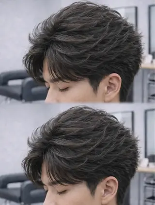 ショート パーマ ヘアアレンジ メンズ 💥社会人パーマ 小林 海斗💥のヘアスタイル