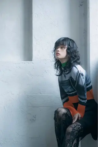 ミディアム パーマ 柔らかい縮毛矯正/ ボブ/北林のヘアスタイル