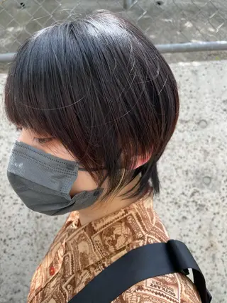 ショート 圧倒的美髪ストレート ツダケイタロウのヘアスタイル