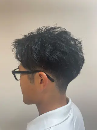 メンズ Nest千葉颯 パーマモデル募集のヘアスタイル