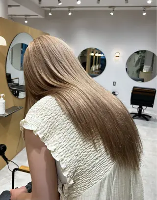 ロング カラー パーマ/ボブ /レイヤー チヒロのヘアスタイル