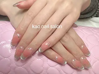 ネイル kao nail マグネット/長さだしのネイルデザイン