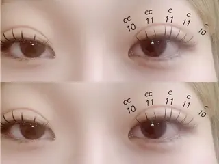 マツエク・マツパ arisa 【Tia浦和】のマツエク・マツパデザイン