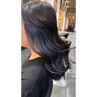 セミロング カラー beaute錦糸町 🦖⋆͛yuka💚のヘアスタイル