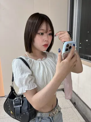 ショート 透明感/韓国ヘア/ miyu 🎀のヘアスタイル