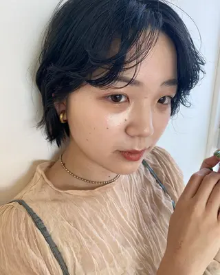 ショート カラー パーマ指名No1 /namiのヘアスタイル