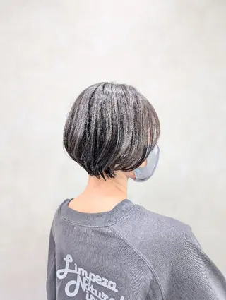 ショート カラー SOYON豊田市駅店所属・髪質改善/ 上村旺武のヘアスタイル