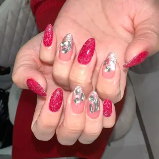 セミロング DIAMOND 💦のネイルデザイン