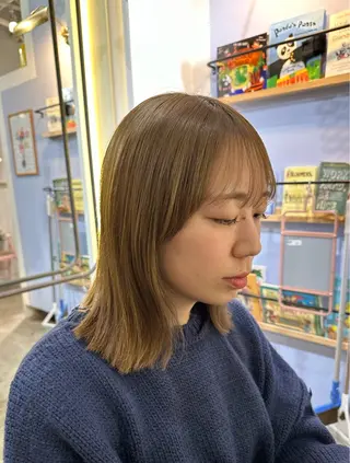 ミディアム 赤熊 咲良 🦔ྀིのヘアスタイル