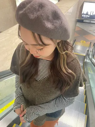 カラー MANAMI🪸 インナーカラーのヘアスタイル