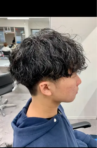 パーマ メンズ シャドウパーマ/ メンズ/KENTAのヘアスタイル