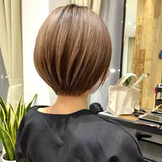 ショート 似合わせカット 小顔/大阪谷町のヘアスタイル