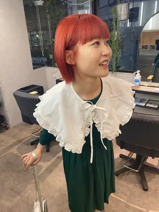 ショート カラー ヘアアレンジ XENA表参道 MIKUのヘアスタイル