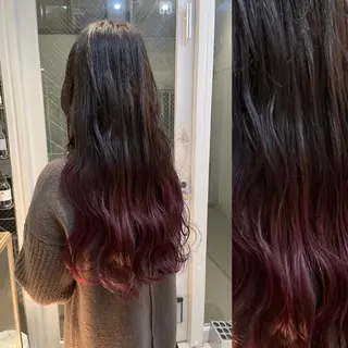 ロング カラー ヘアアレンジ stylist ◎RUKI.のヘアスタイル