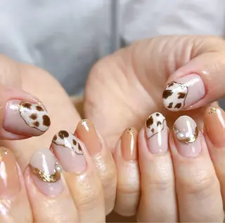 ミディアム Nail tutu 【なつき】のネイルデザイン