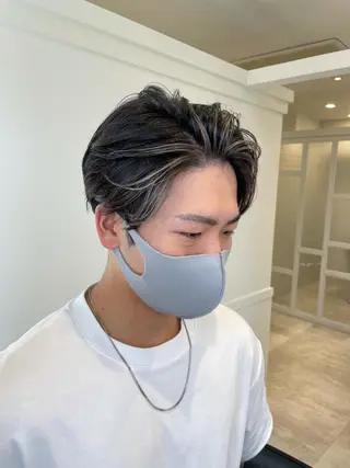 ショート カラー メンズ メンズ特化 パーマ/オザワのヘアスタイル