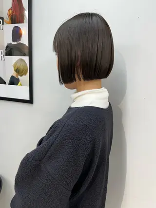 カラー 顔まわり/ボブウルフ 🤍愛唯(めい)のヘアスタイル