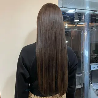 ロング カラー NiCHE avenir吉祥寺所属・💜カラー/縮毛矯正 /NARUKA💜のヘアスタイル