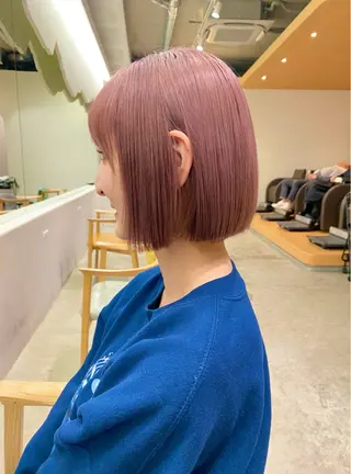 ミディアム カラー レイヤー/柔色 カラー/SAkiのヘアスタイル