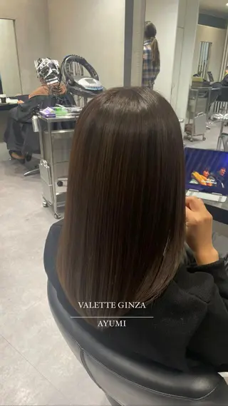 ミディアム カラー 銀座/韓国ヘア🤍 レイヤーAYUMIのヘアスタイル