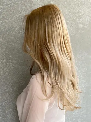 セミロング ヘアアレンジ パーマ カラー ITbyALBUM 八王子店のヘアスタイル