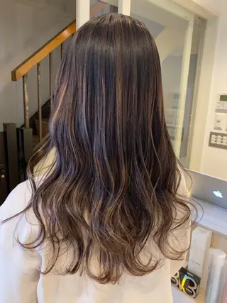 ロング カラー 🌈評価No.1🌈 艶髪カラー❌エクステのヘアスタイル