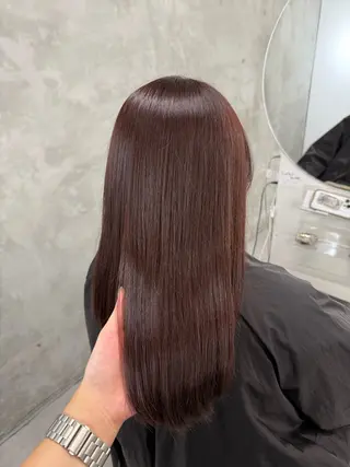 セミロング カラー yuuna ✮ レイヤーカットのヘアスタイル