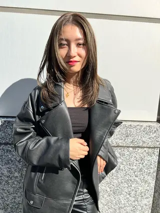 セミロング 【ロングウルフカット 姫カット】伊藤裕哉のヘアスタイル