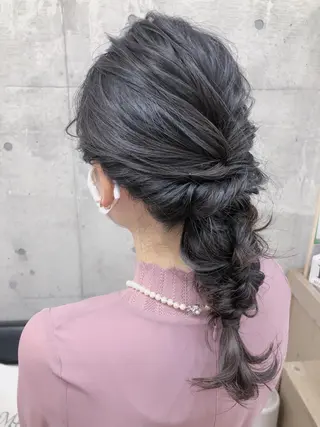 ロング ヘアアレンジ MeL 横浜/ ＭＩＨＯのヘアスタイル