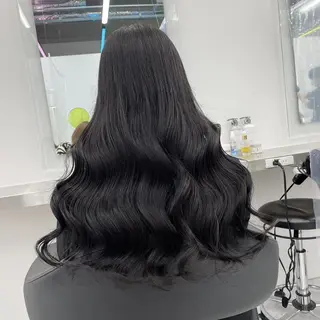 ロング カラー ヘアアレンジ まつパ/ケア ブリーチ/sEnAのマツエク・マツパデザイン