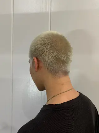 ショート カラー メンズ MANON BY  H所属・Watarai Yuukiのヘアスタイル