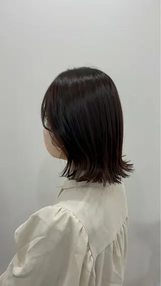 ミディアム カラー ニシザカ マナのヘアスタイル