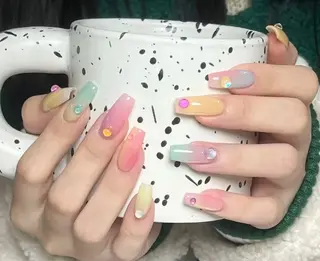 ネイル 長さだし専門店 M2 rikaのネイルデザイン