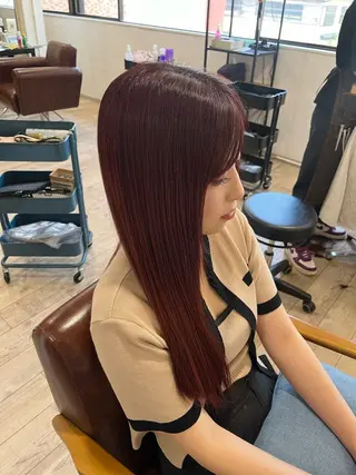 ロング カラー 韓国ヘア🇰🇷🎀 山本うららのヘアスタイル