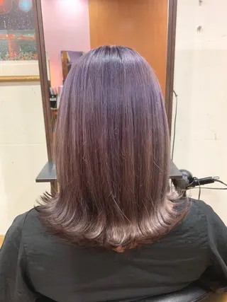 ミディアム カラー 韓国レイヤーカット★ 小林大樹のヘアスタイル