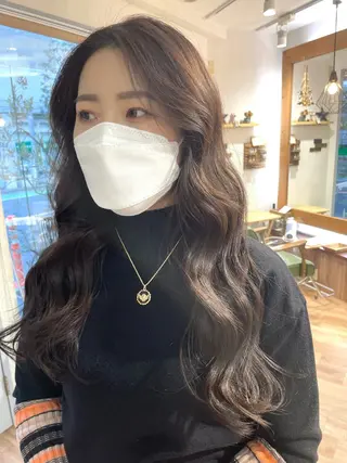 ロング カラー パーマ 海外レイヤー 🇺🇸/ヒナコのヘアスタイル