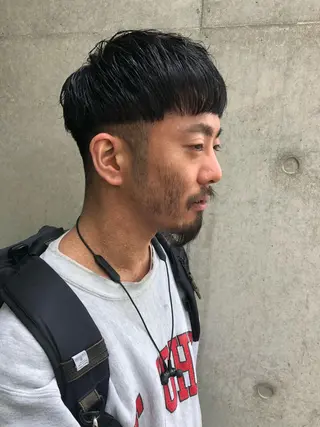 メンズ 森本裕/オーナー/ スパイラルパーマのヘアスタイル