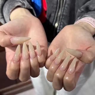 ロング 小川 柚香のネイルデザイン