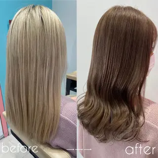 ロング 新宿/韓国ヘア 中明度カラー/かやのヘアスタイル