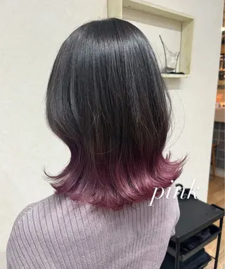 セミロング N°+aero 🤍ユメのヘアスタイル