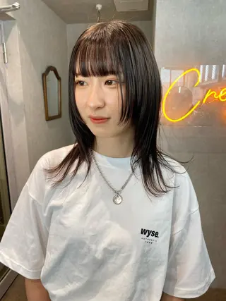 セミロング ヘアアレンジ XENA表参道 MIKUのヘアスタイル