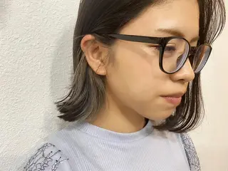 ミディアム カラー chambre シャンブルのヘアスタイル