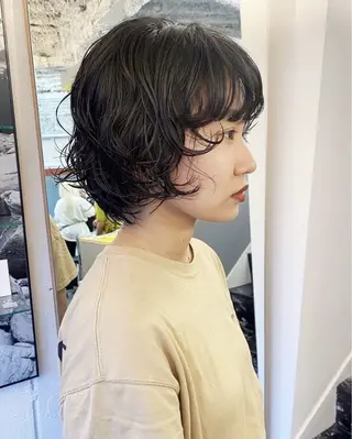 ショート パーマ FILMS / yuuna 🦢🫗のヘアスタイル