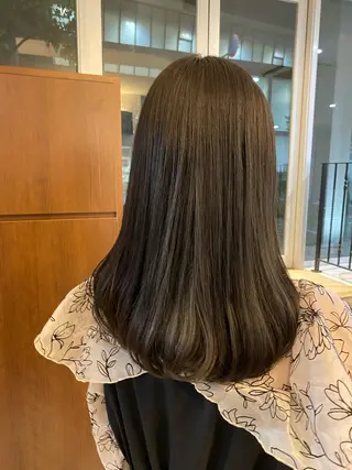 セミロング レイヤー支持no.1 ☆笠原翔一のヘアスタイル