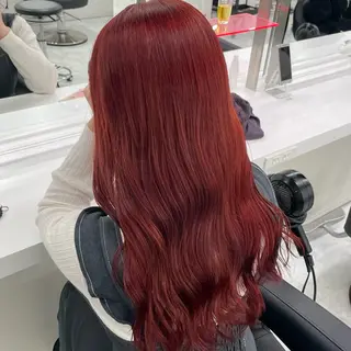 ロング カラー ハイトーン🤍ブロン ド🤍MISAKIのヘアスタイル